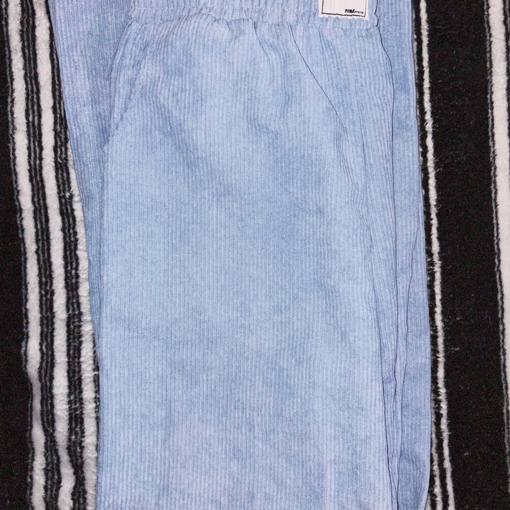 Light Blue Casual Trousers